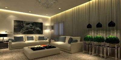 LED Living Room Lights Header